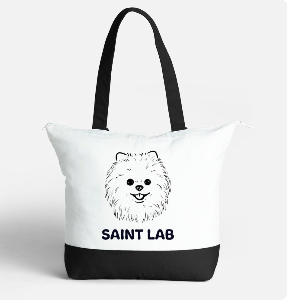 Saint Lab Large Zipped Tote