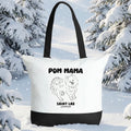 Pom Mama Large Zipped Tote