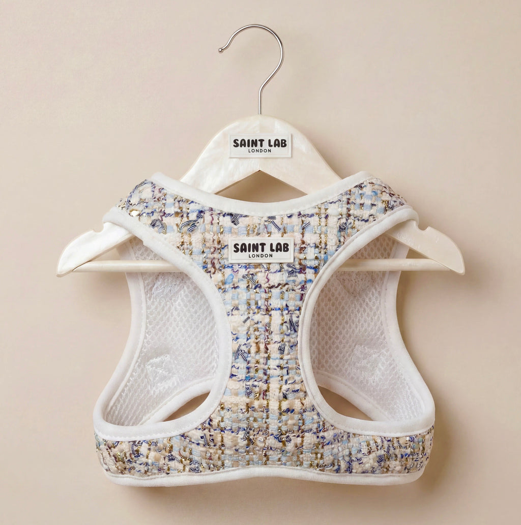 Saint Lab Classic Tweed Vest Harness - Blue