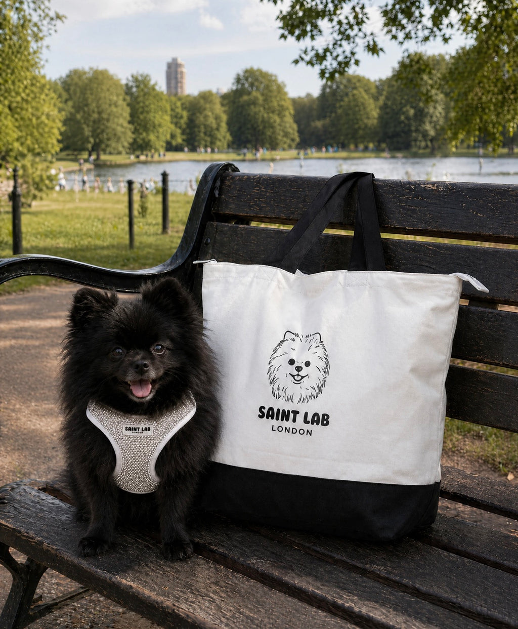 Saint Lab Large Zipped Tote