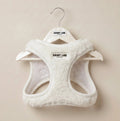Saint’s Signature Faux Fur Vest Harness – White