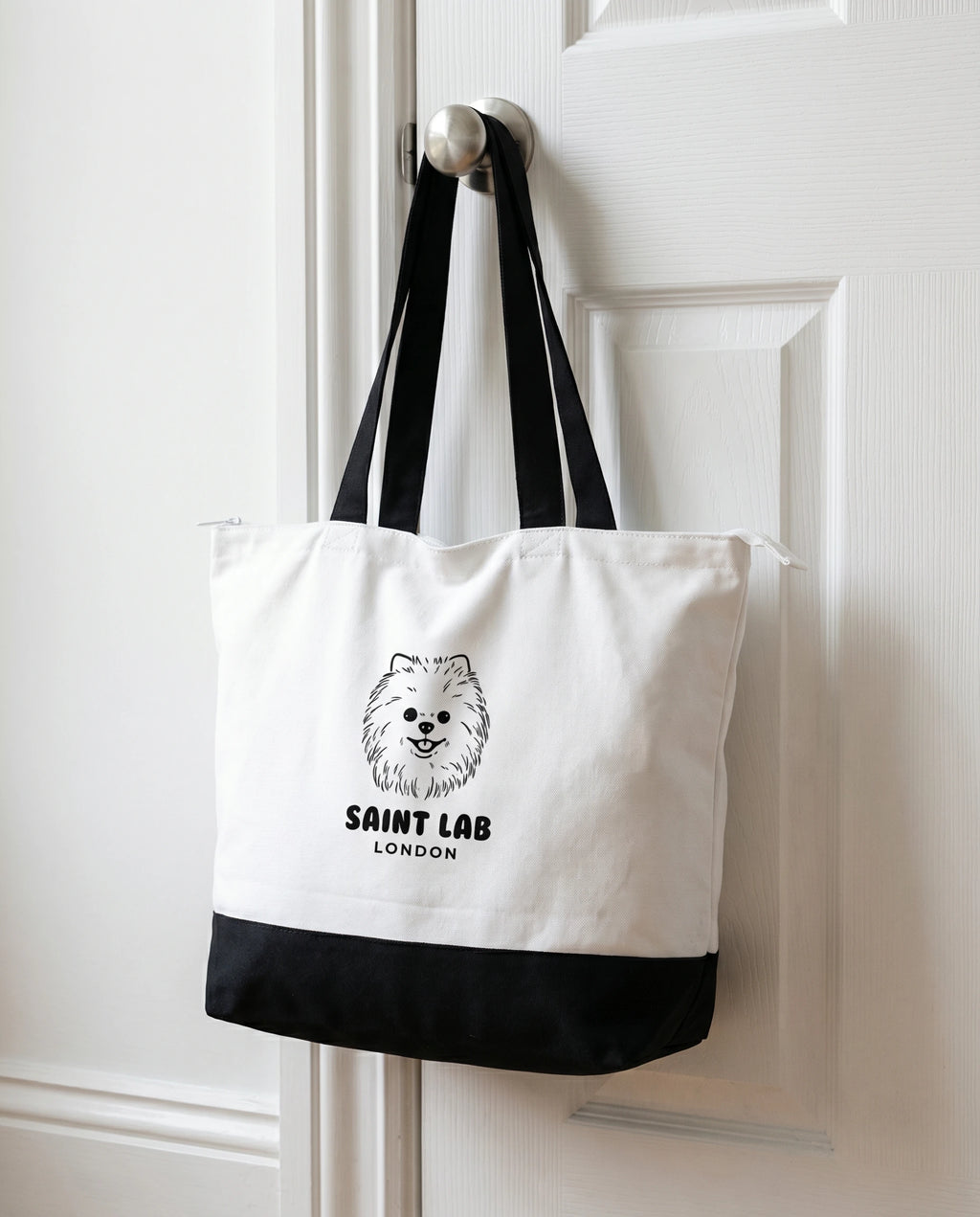 Saint Lab Large Zipped Tote