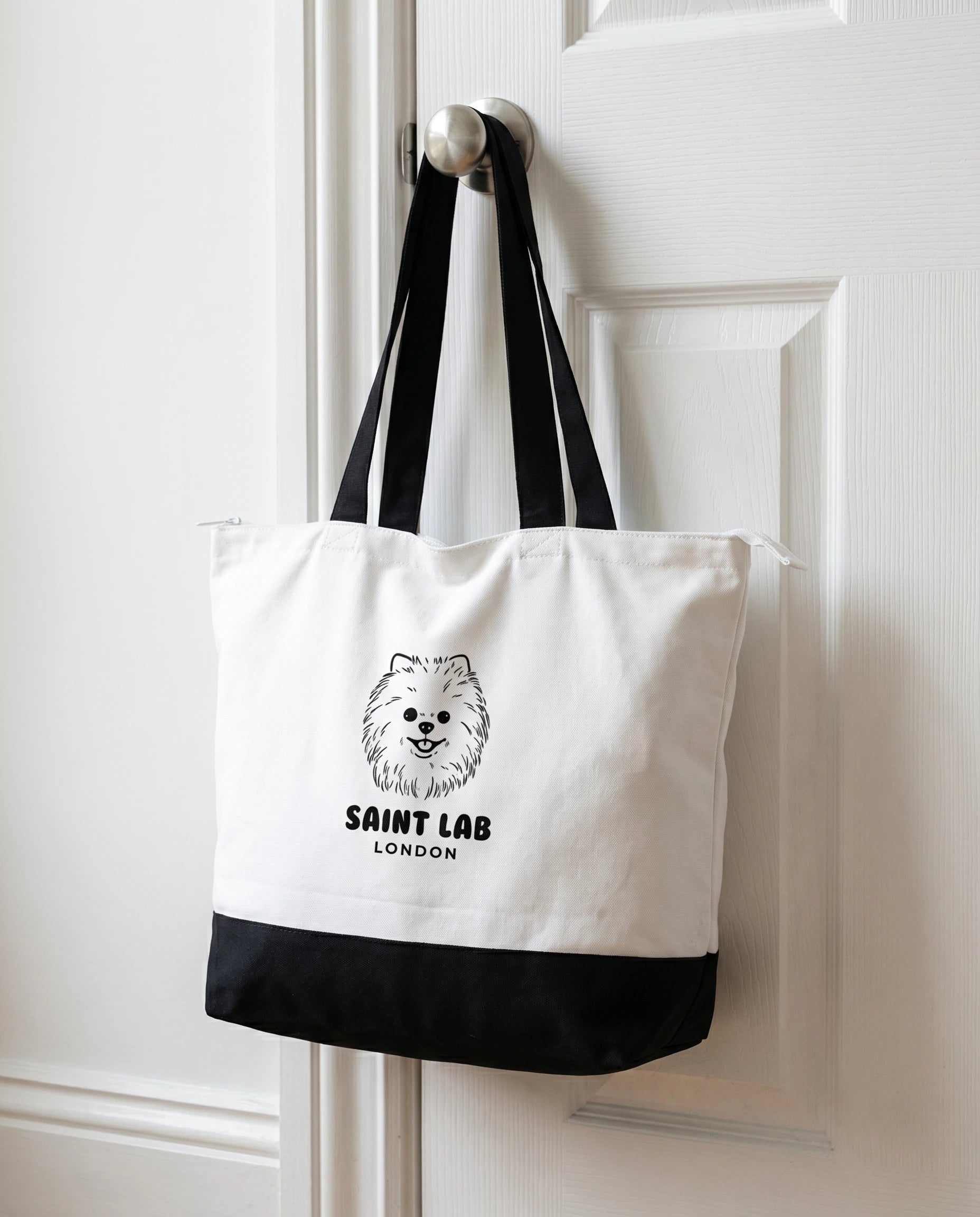 Saint Lab Large Zipped Tote