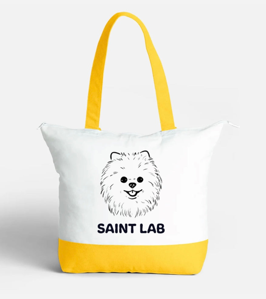 Saint Lab Large Zipped Tote